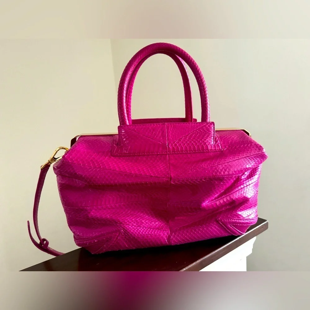 Brian Atwood Bags | Brian Atwood Genuine Snakeskin Bag Color: Magenta